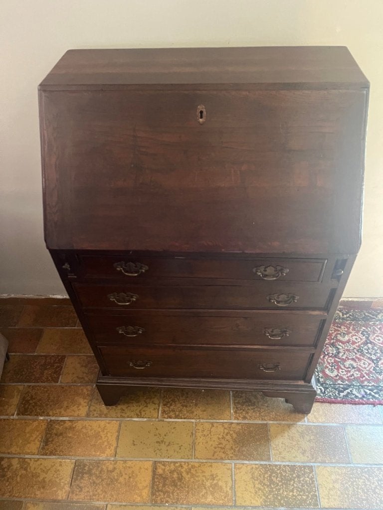 massief eiken secretaire 75 Euro, Huis en Inrichting, Kasten | Secretaires, Ophalen, Gebruikt