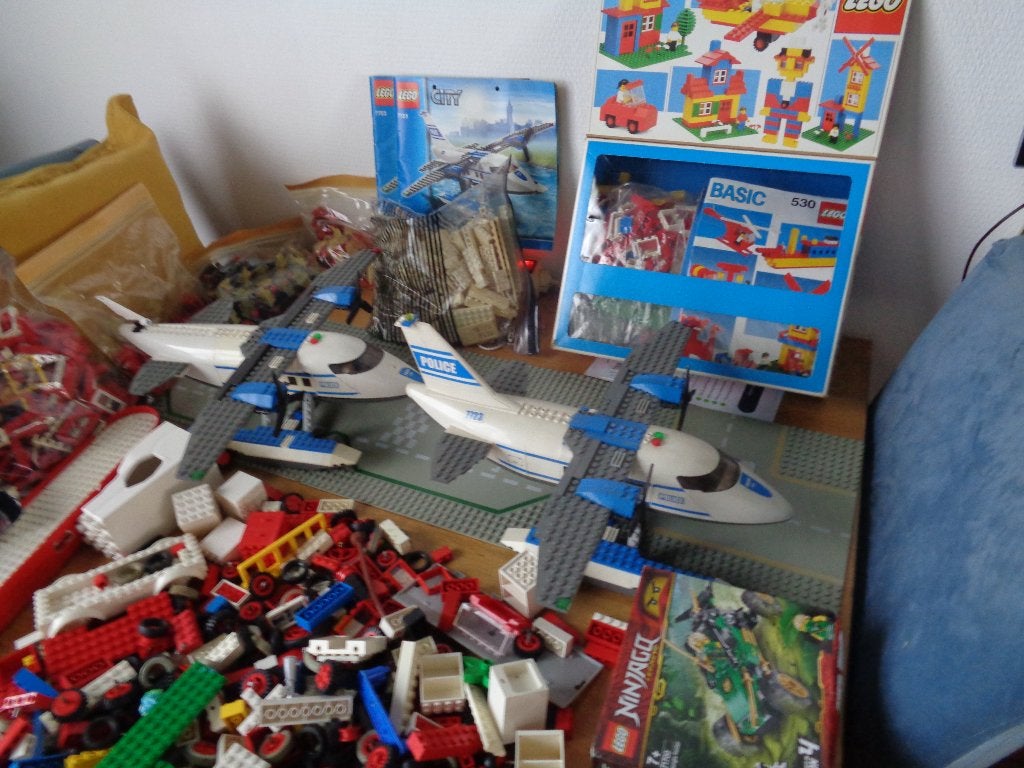 Groot lot jaren 70, 80 lego, Lego, Enlèvement, Utilisé, Briques en vrac