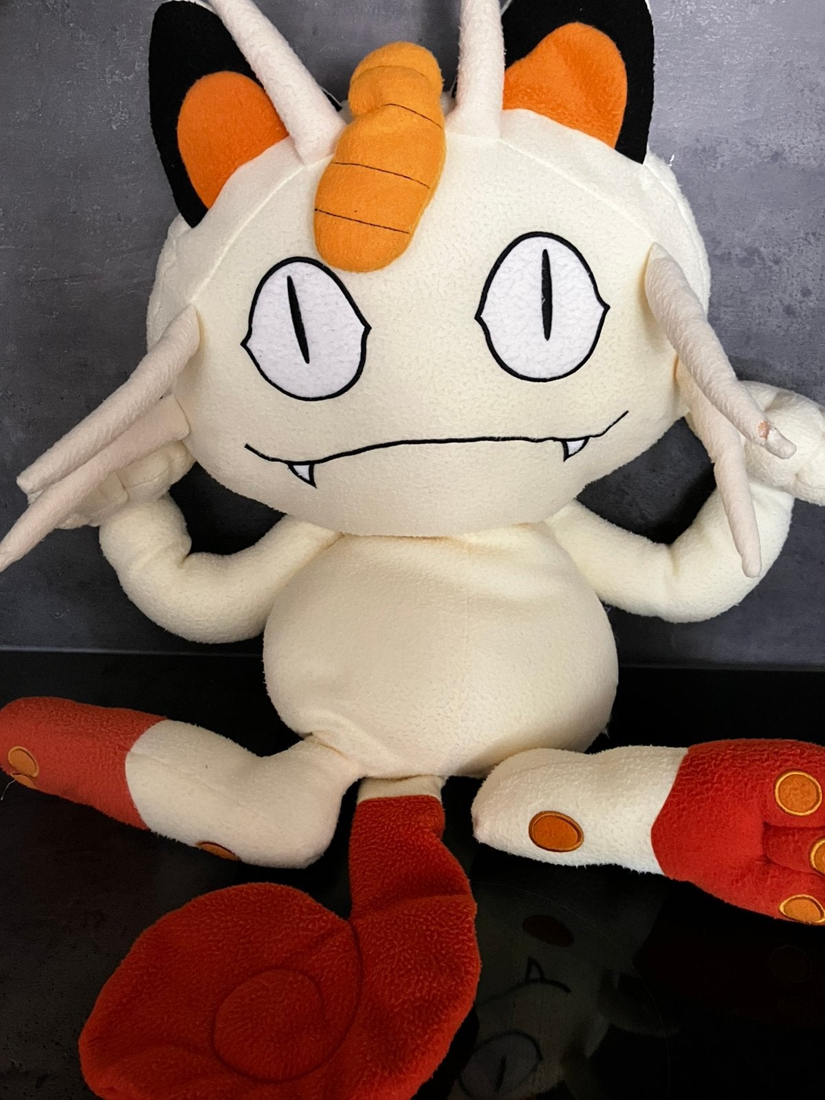 grote vintage Pokémon Meowth (Miaouss), Kinderen en Baby's, Pokémon, Ophalen, Gebruikt