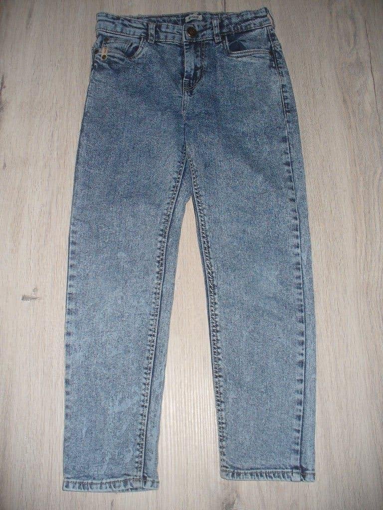 Jeansbroek Daily maat 128, Kinderen en Baby's, Broek, Meisje, Ophalen of Verzenden, Zo goed als nieuw