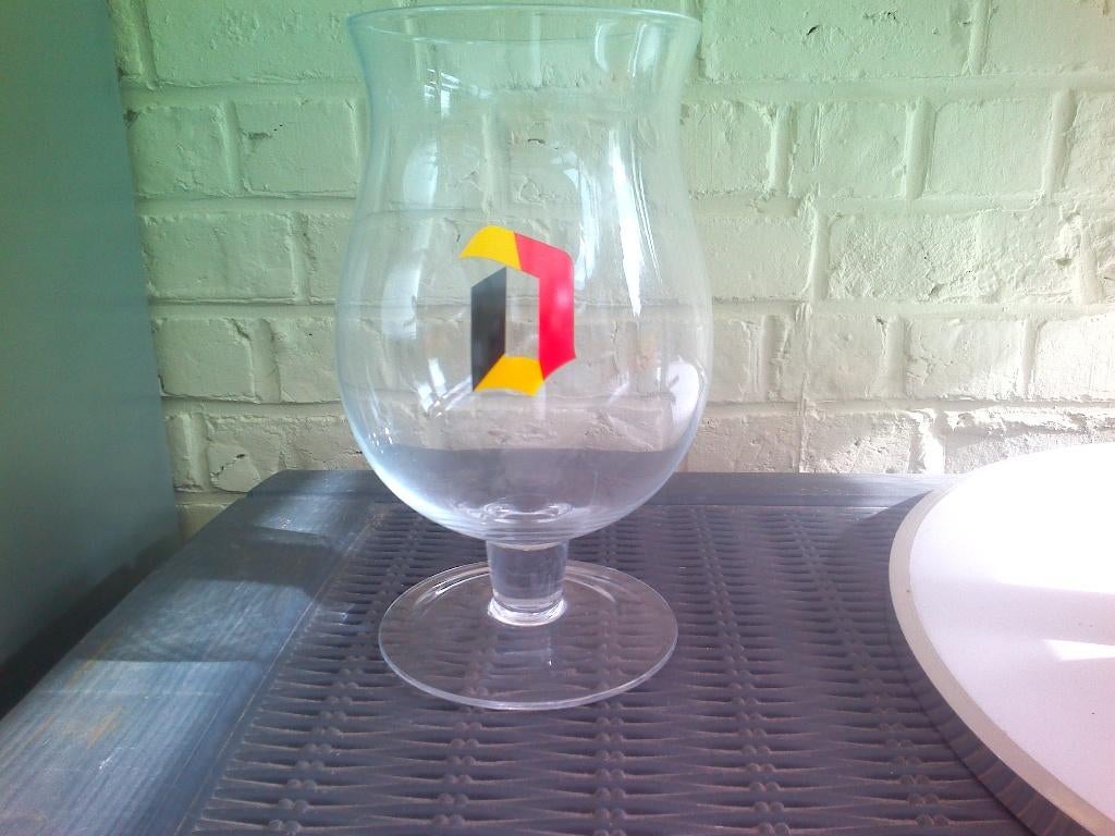 Groot 3 liter Duvel glas., Ophalen of Verzenden, Zo goed als nieuw, Glas of Glazen, Duvel