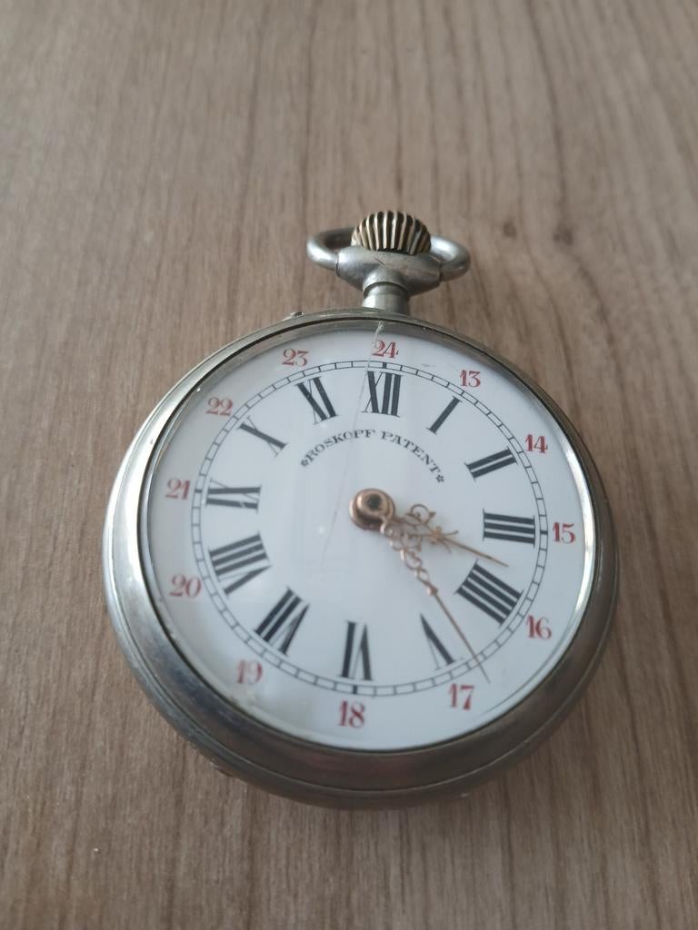 Montre gousset roskopf fonctionne bien
