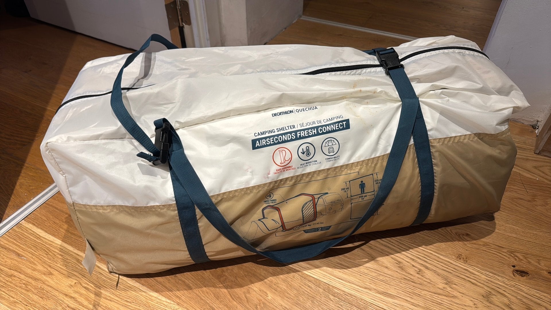 Queshua Airseconds Fresh Connect, Caravans en Kamperen, Ophalen, Nieuw