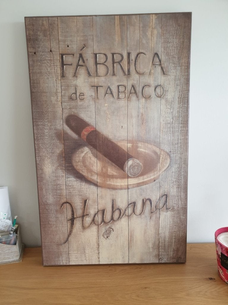 Tableau Tabaco Habana, Enlèvement, Comme neuf, Autres types