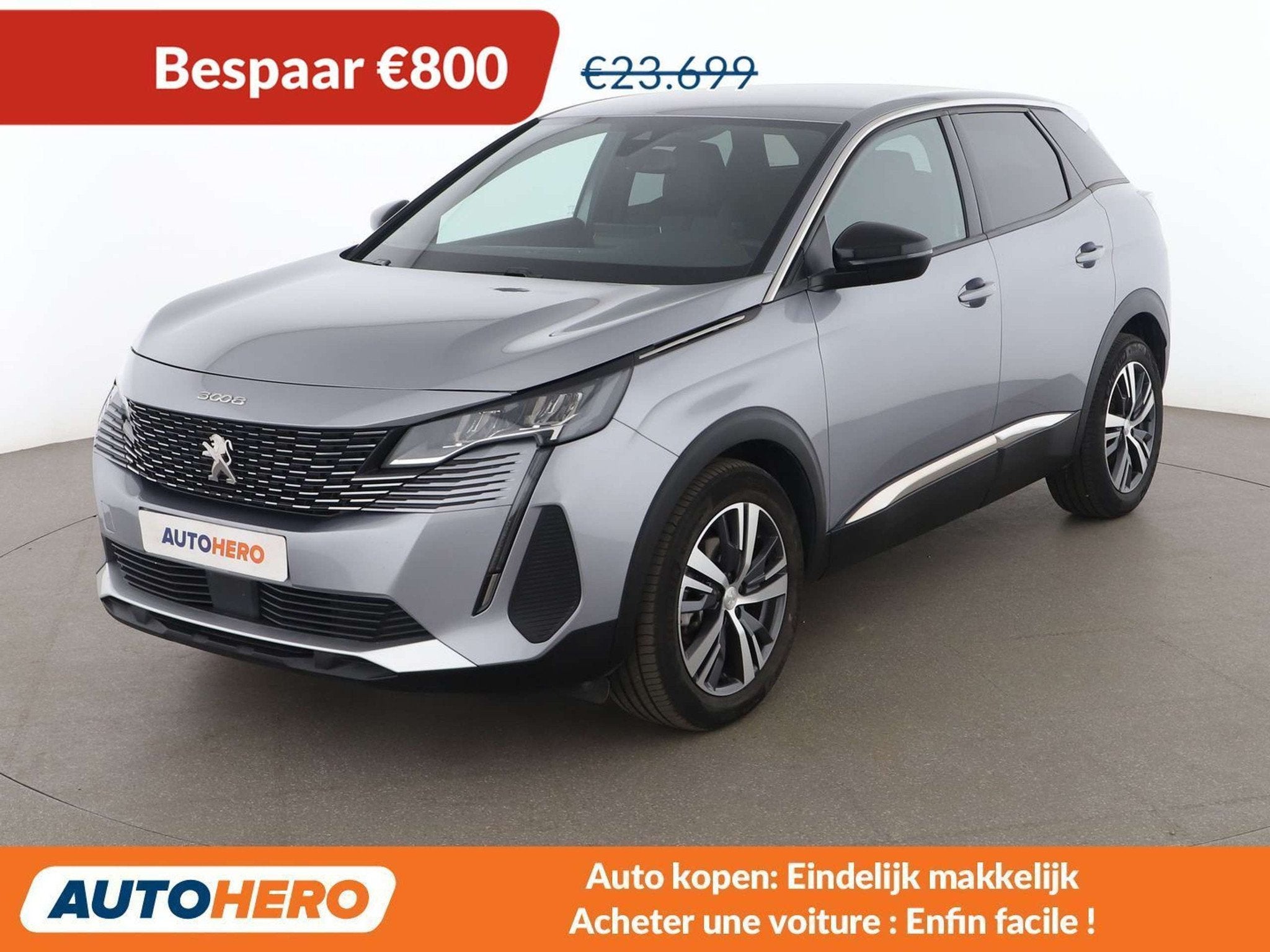 Peugeot 3008 1.2 Mild-Hybrid 136 Allure Pack (bj 2024), Stof, Gebruikt, Euro 6, 1199 cc