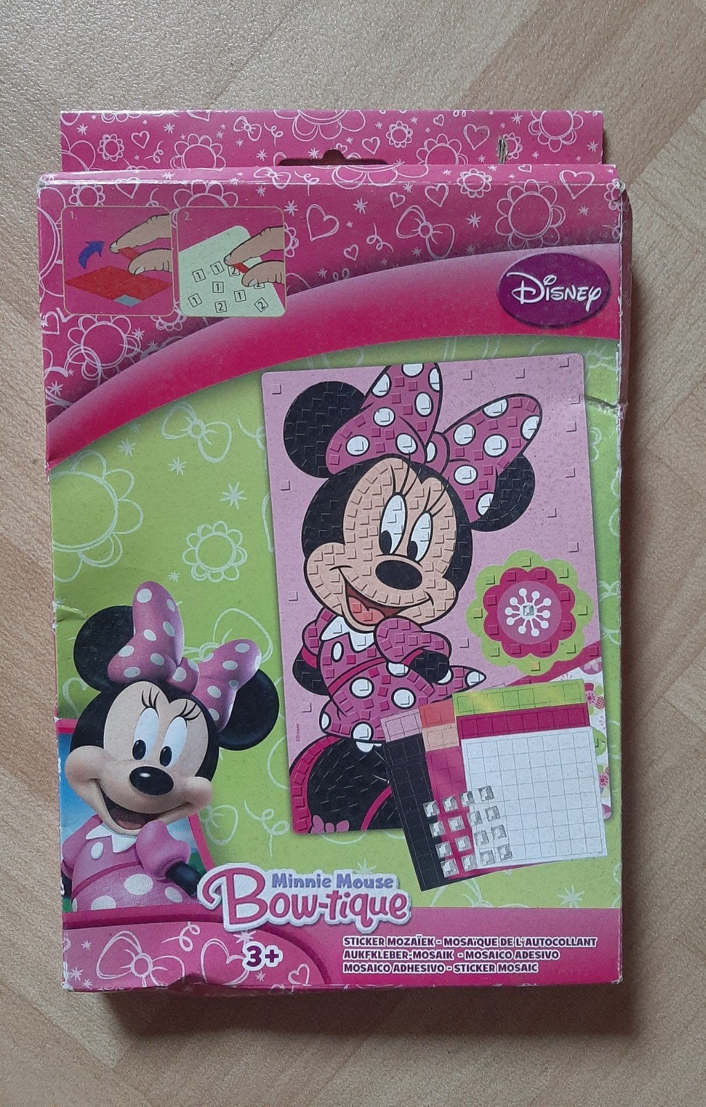 Sticker mozaïek Minnie Mouse, Hobby en Vrije tijd, Ophalen of Verzenden, Nieuw, Stickers en Plaatjes