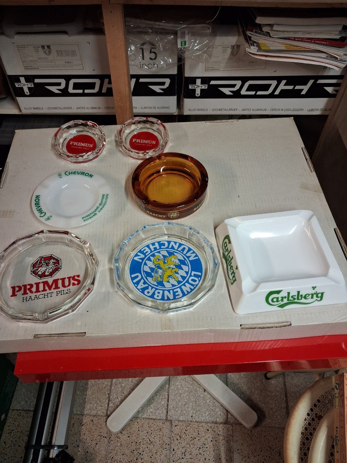 cendrier publicitaires, Collections, Marques de bière, Enlèvement