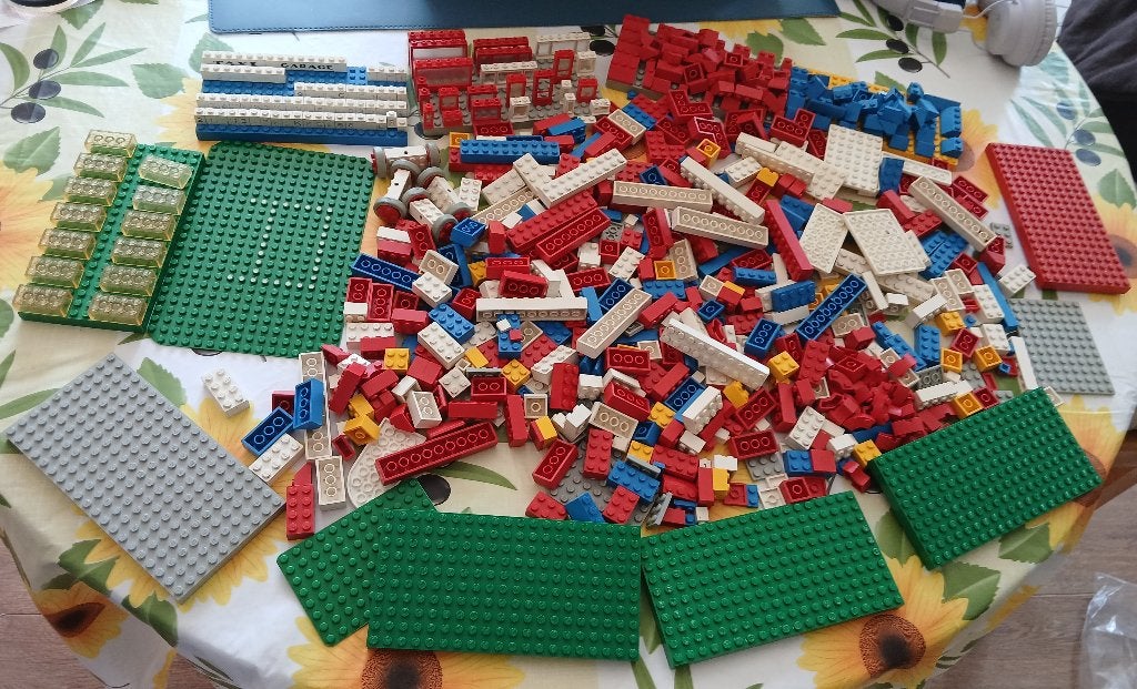 Oude Lego, Enlèvement, Utilisé, Briques en vrac, Lego