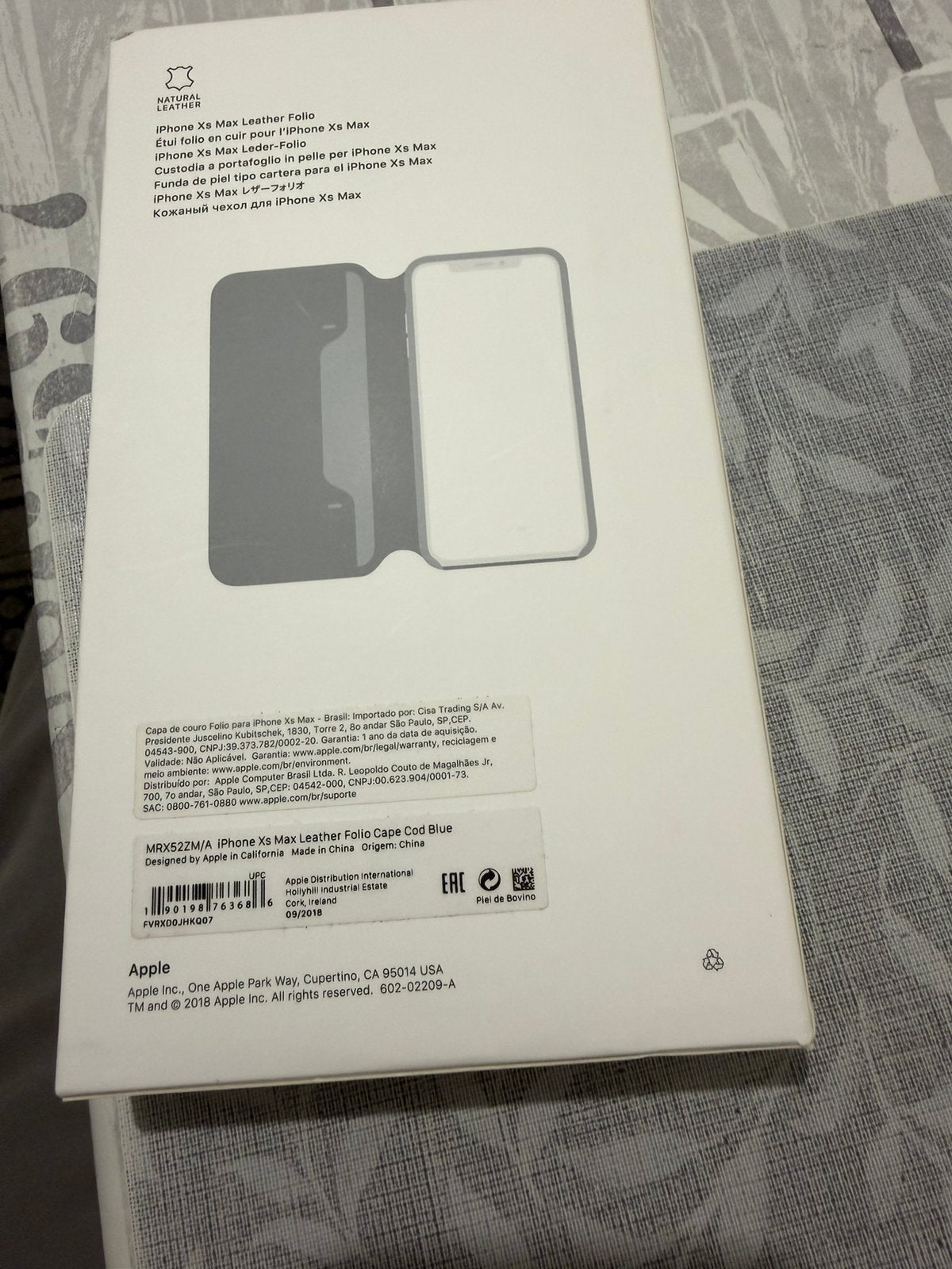 iPhone X s Max Leather Folio, Télécoms, Téléphonie mobile | Housses, Coques & Façades | Samsung, Enlèvement ou Envoi, Comme neuf