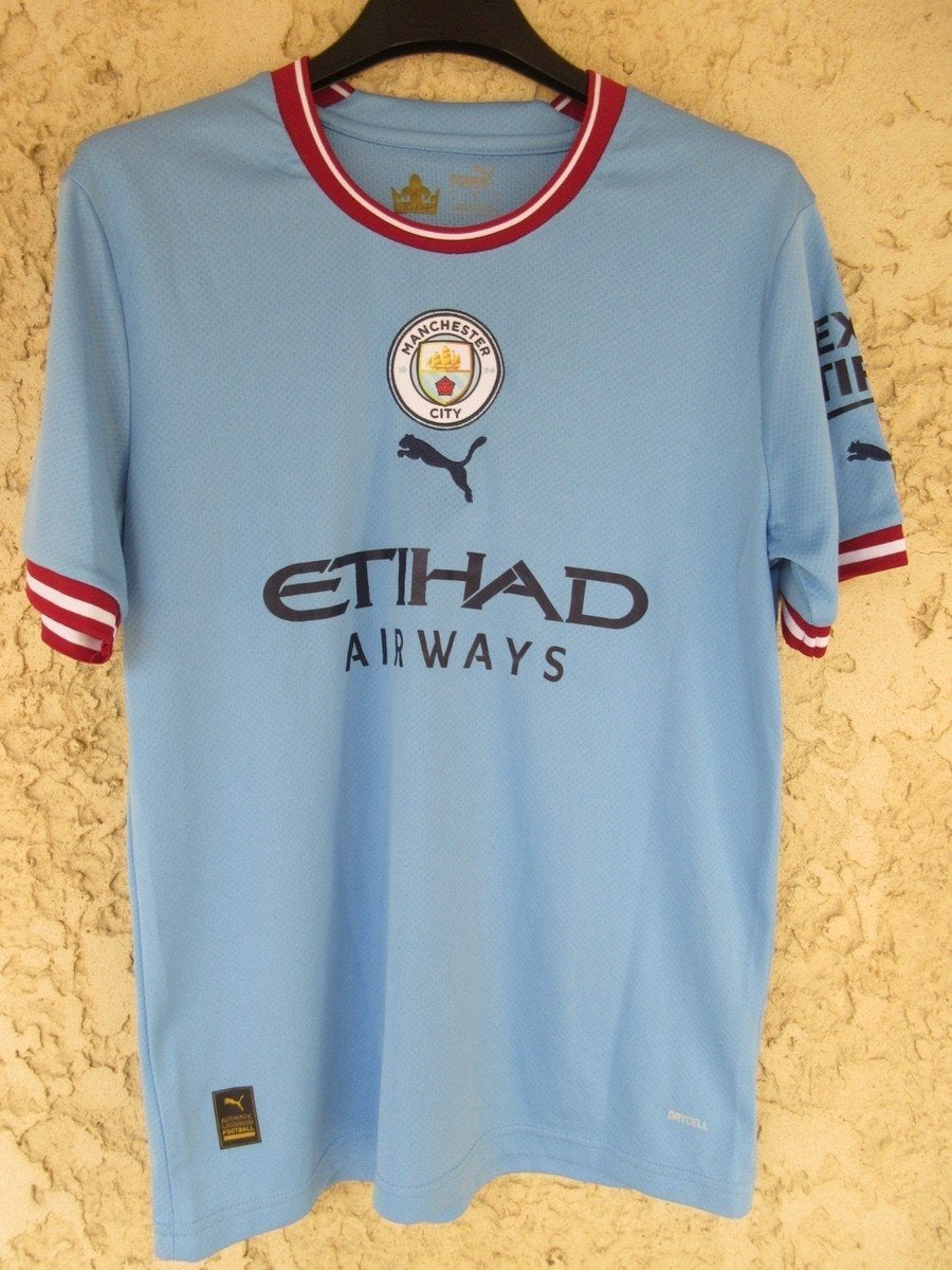 Manchester City Haaland Voetbal Thuisshirt Orgineel 2023, Enlèvement ou Envoi