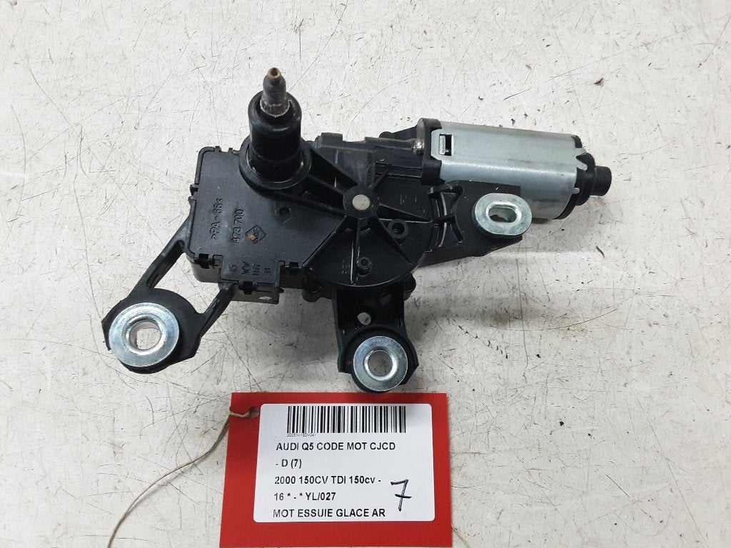 RUITENWISSERMOTOR ACHTER Audi Q5 (8RB) (8R0955711B), Gebruikt, Mevr. I. Hauben, Audi, Rue de l'Espoir 34 34
4030  GRIVEGNÉE, BE