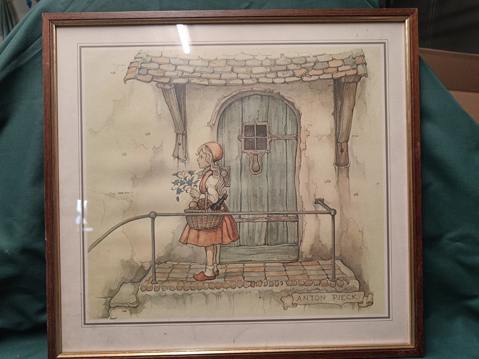 Kader Anton Pieck 45 op 42 cm, Antiquités & Art, Art | Dessins & Photographie, Enlèvement