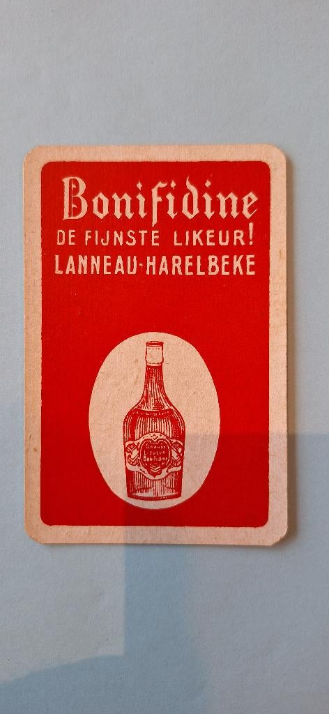 Carte à jouer Harelbeke_Bonifidine red_234, Enlèvement ou Envoi, Utilisé, Carte(s) à jouer
