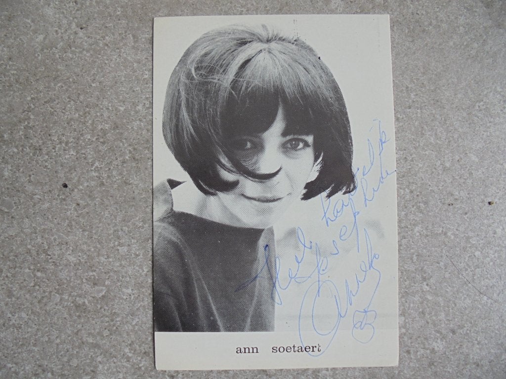 Gehandtekende foto Ann Soetaert, Verzenden, Foto