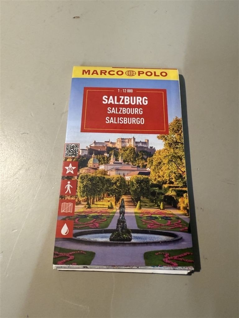 MARCO POLO Stadskaart Salzburg 1:12.000 [Duitstalig], Boeken, Reisgidsen, Ophalen of Verzenden, Zo goed als nieuw, Marco Polo