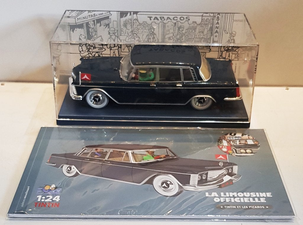 Les voitures de Tintin 1/24 N64, "la limousine officielle", Collections, Envoi, Tintin, Neuf, Statue ou Figurine