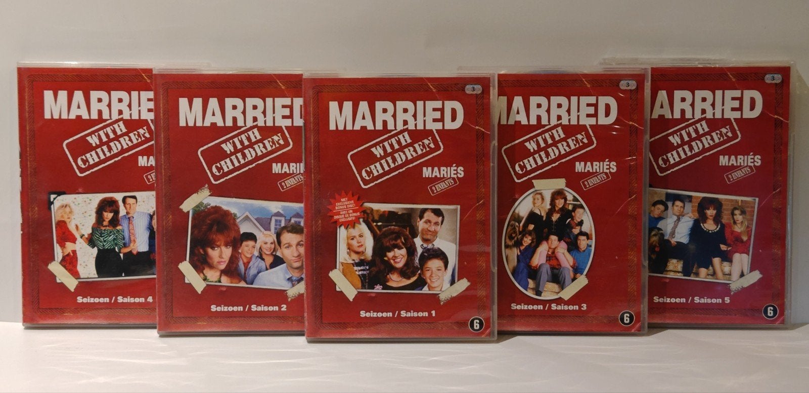Coffret DVD Married With Children, saisons 1 à 5, Al Bundy B, CD & DVD, DVD | TV & Séries télévisées, Enlèvement ou Envoi, Comédie