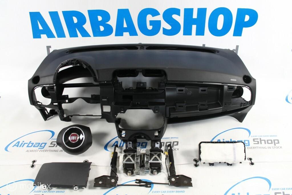 Airbag set - Dashboard zwart Fiat 500 (2007-2016), Auto-onderdelen