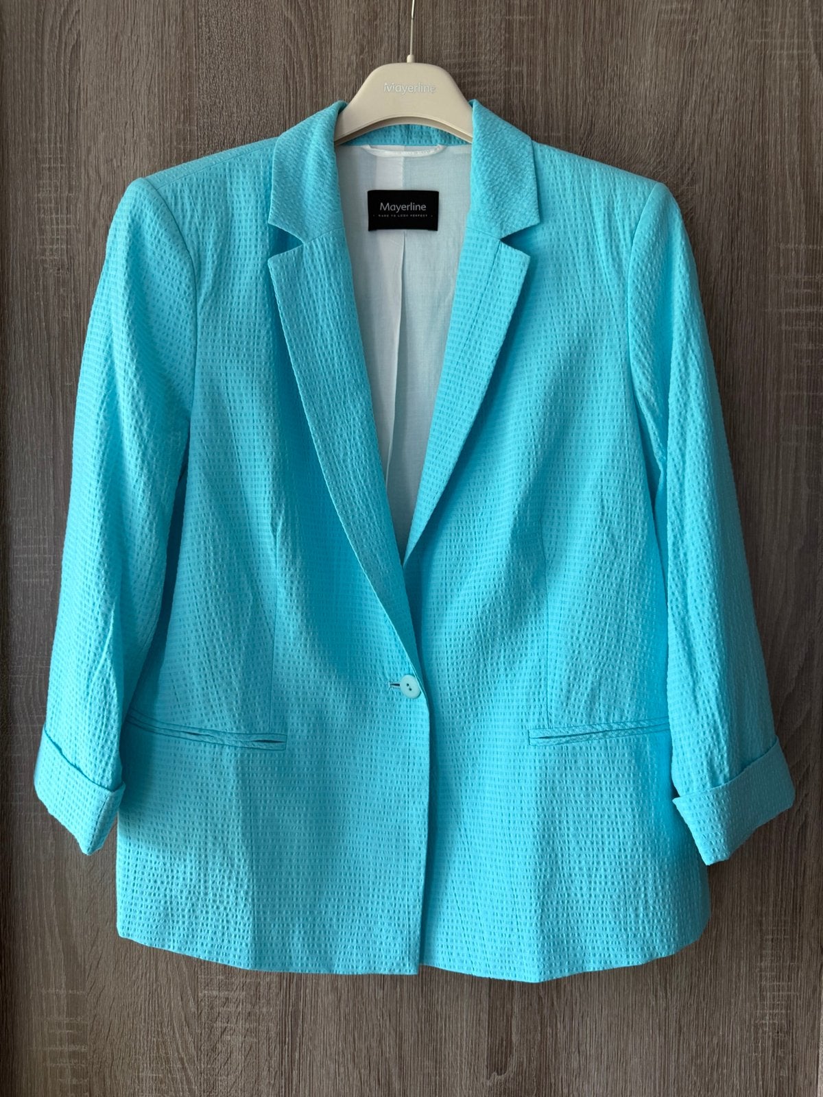 Blazer Mayerline maat 42, Blauw, Maat 42/44 (L), Ophalen of Verzenden, Zo goed als nieuw