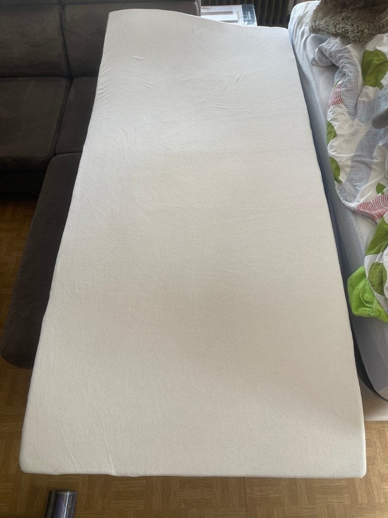 Topper 90x200x5cm Comfort Air zo goed als nieuw, Ophalen, 90 cm, Eenpersoons, Zo goed als nieuw