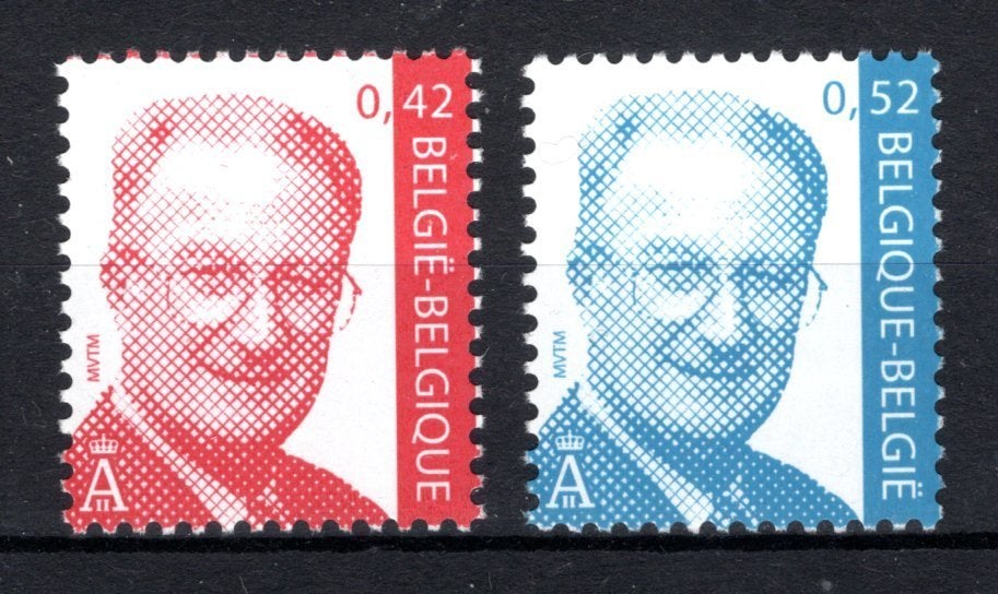 3050/3051 MNH** 2002 - S.M. le Roi Albert II, Envoi, Non oblitéré, Neuf