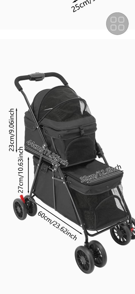 Poussette chien, Dieren en Toebehoren, Honden-accessoires, Nieuw, Hondenbuggy, Overige merken, Ophalen