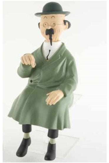 ZELDZAME ZONNEBLOEM LEBLON DELIENNE BLANC TINTIN, Verzamelen, Ophalen of Verzenden, Kuifje, Zo goed als nieuw, Beeldje of Figuurtje