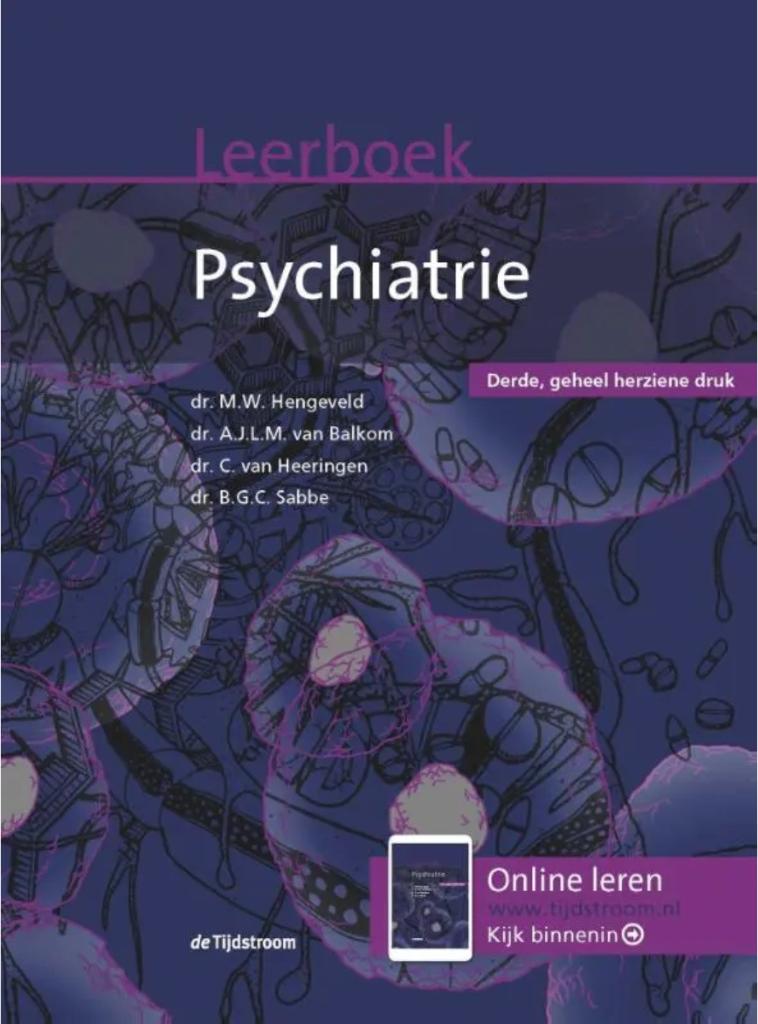 Leerboek psychiatrie, Diverse auteurs, Ophalen of Verzenden, Zo goed als nieuw, Overige onderwerpen