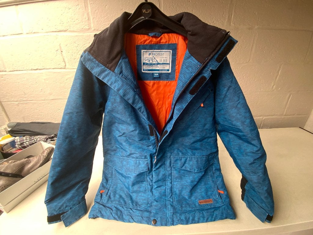 Winterjas voor de jeugd, Kleding | Heren, Ophalen of Verzenden, Gedragen, Overige maten, Blauw