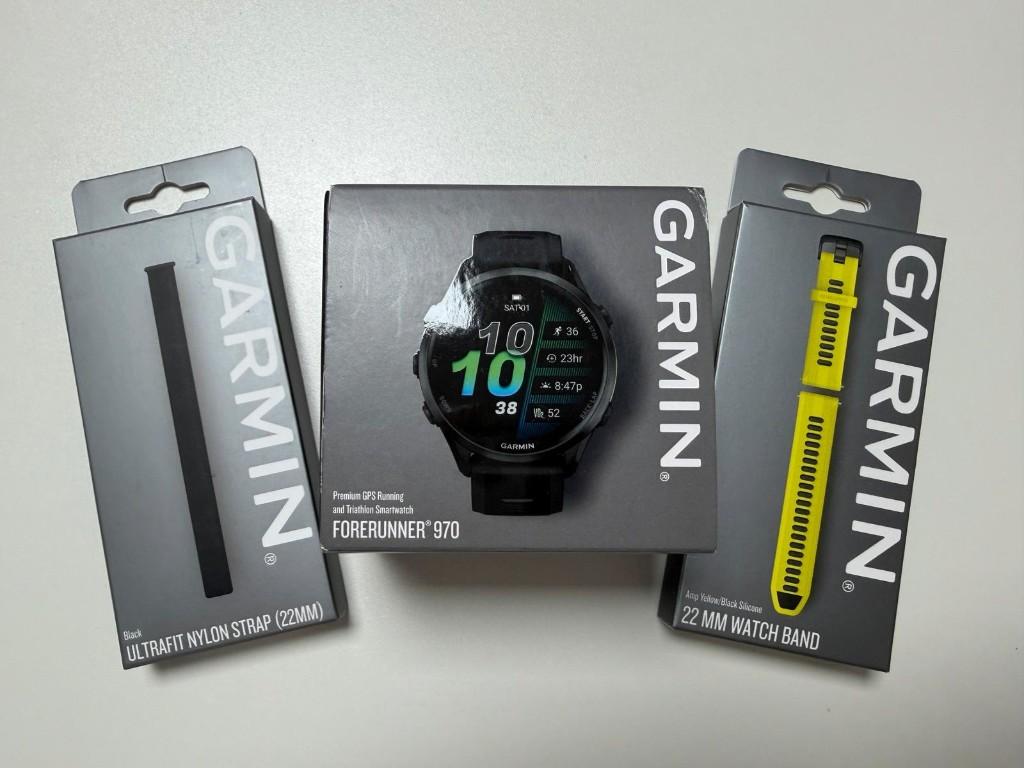 Garmin Forerunner 970 met extra banden, Enlèvement ou Envoi, Comme neuf