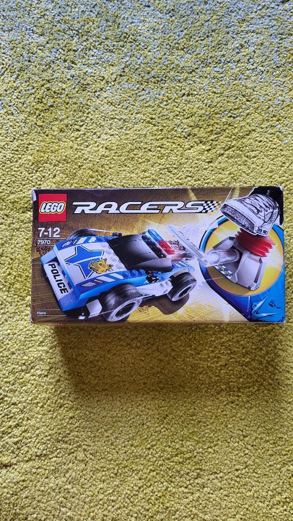 LEGO Racers 7970 - Hero (100 % complet), Lego, Ensemble complet, Comme neuf, Enlèvement