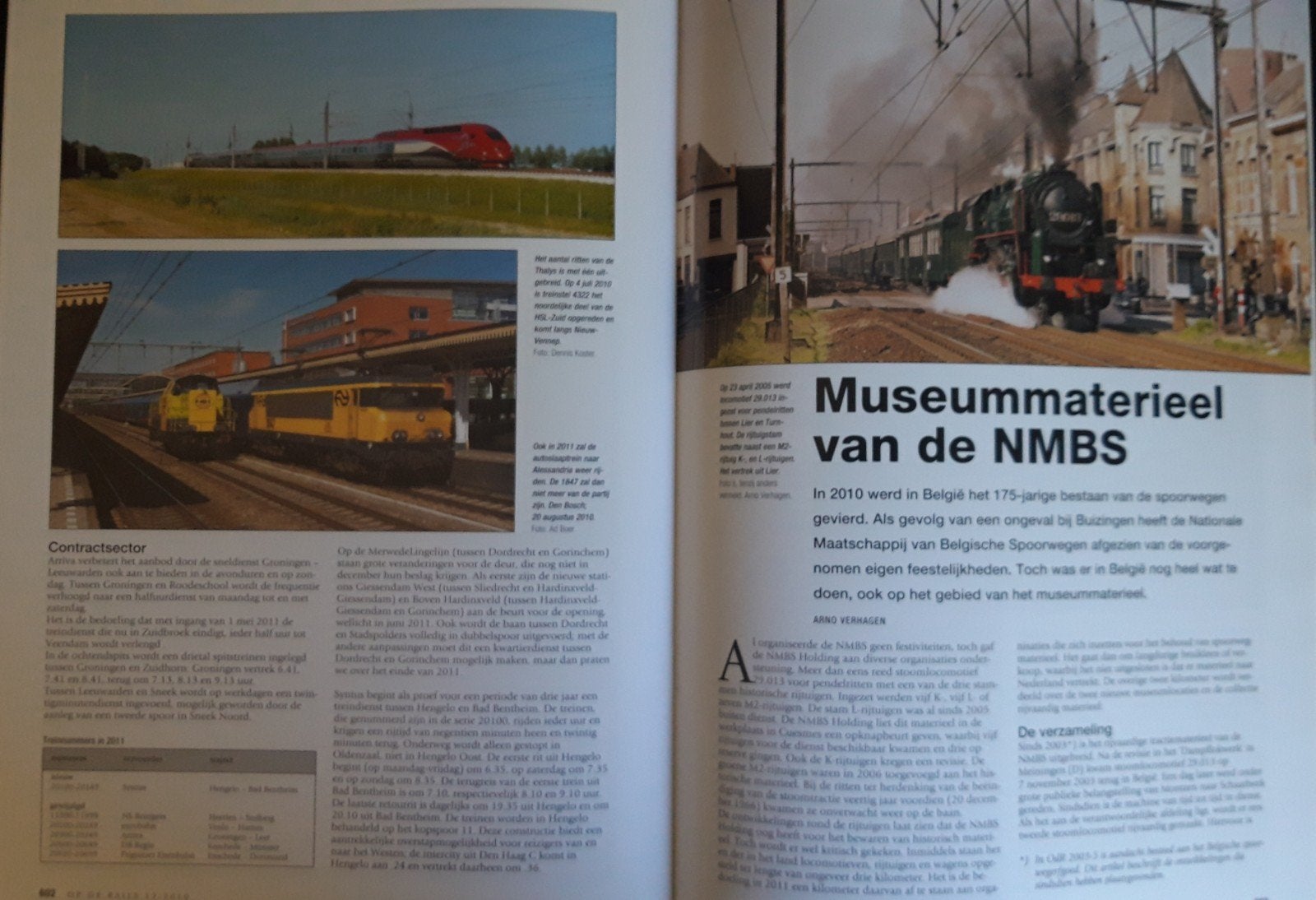 Op de rails met "museummateriaal NMBS", Hobby en Vrije tijd, Ophalen of Verzenden