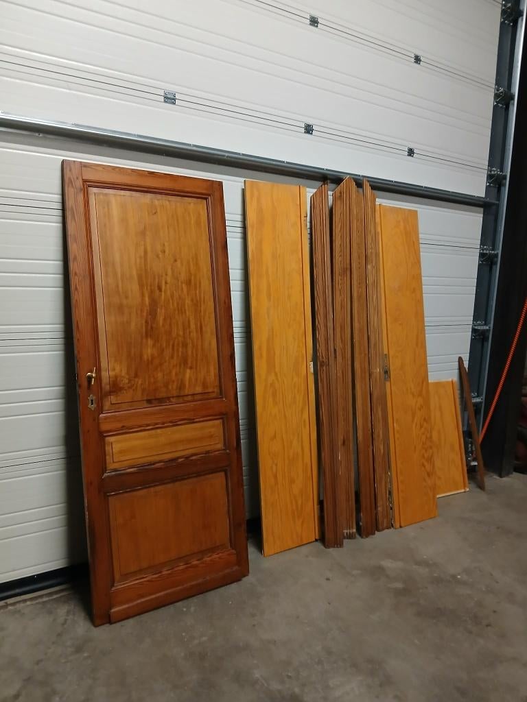 Nieuwe prijzen Antieke & Vintage Houten Binnendeuren vanaf, Doe-het-zelf en Bouw, Deuren en Vliegenramen, Ophalen, 80 tot 100 cm