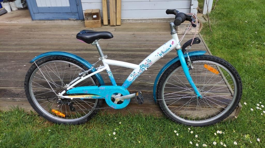 Vélo fille 24 pouces Décathlon BTwin – Bon état, 24 pouces, Enlèvement, BTwin Décathlon, Utilisé