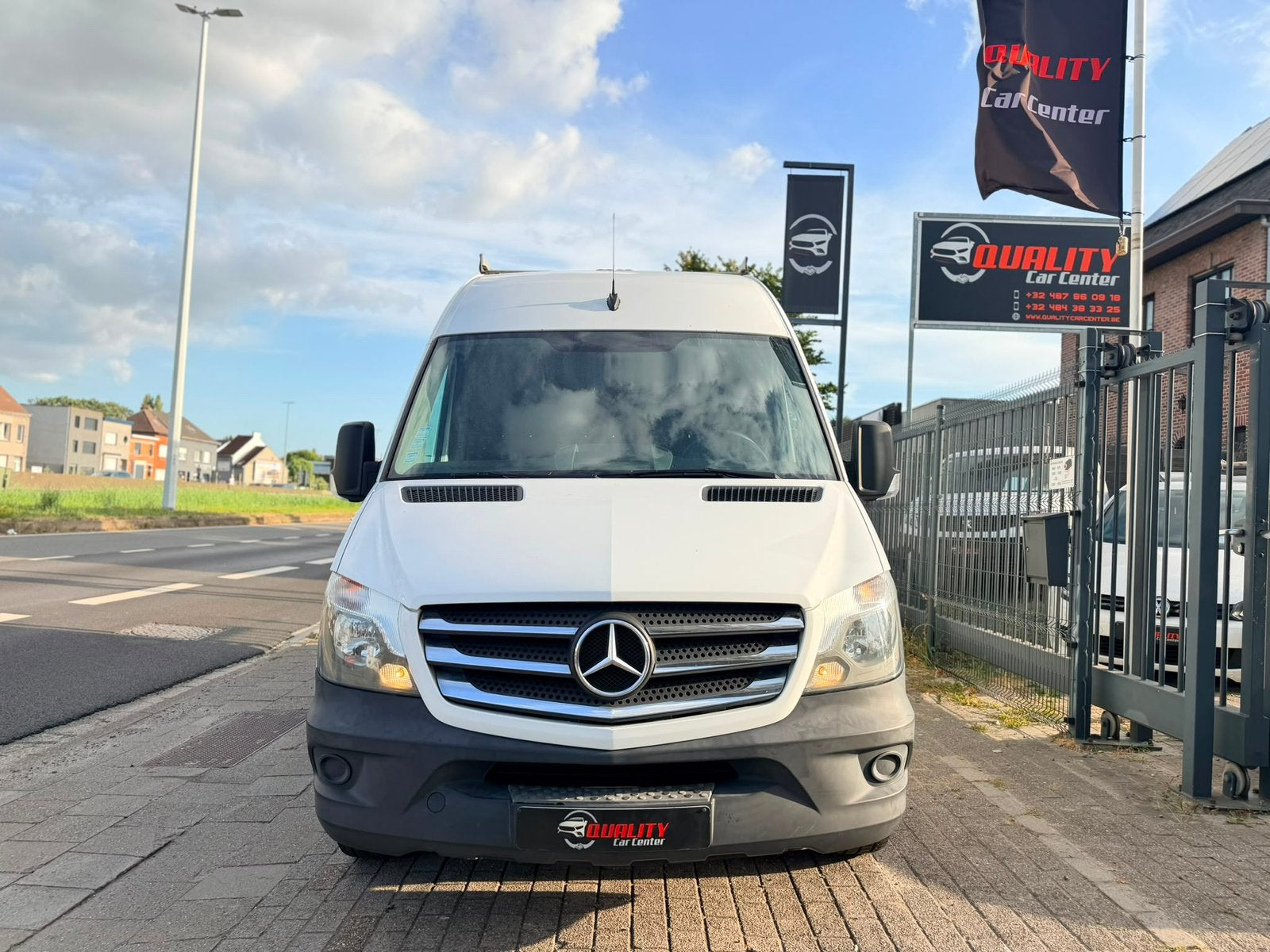 Mercedes Sprinter 314cdi L2H2 2017 176dkm 143pk Euro6b, Auto's, Voorwielaandrijving, Stof, Euro 6, Wit