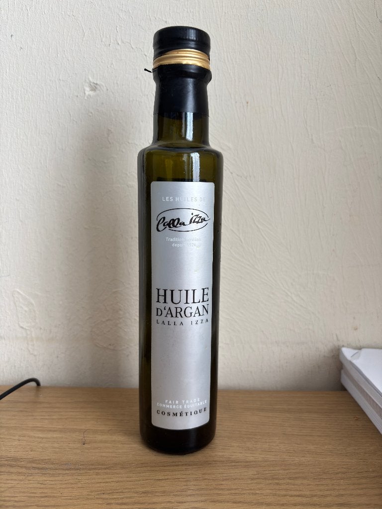 Huile d’argan bio Lalla Izza – 250 mln – Cosmétique, Neuf, Gris, Enlèvement ou Envoi, Tout le visage