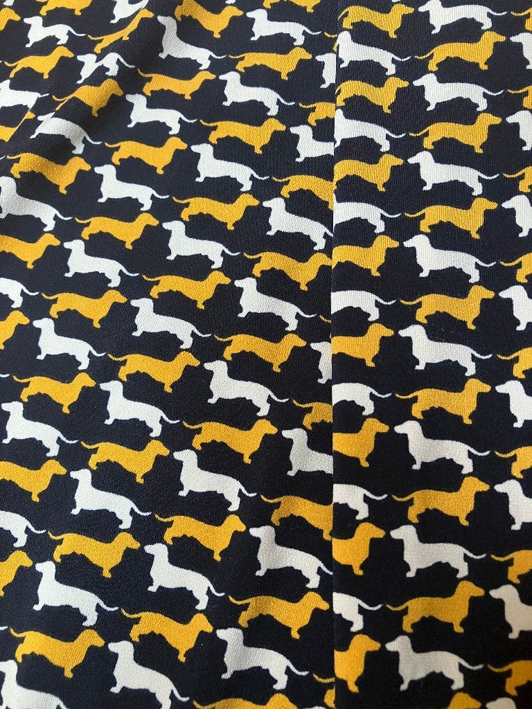 jurk retro teckel, Maat 38/40 (M), Meerkleurig, JBC, Ophalen of Verzenden
