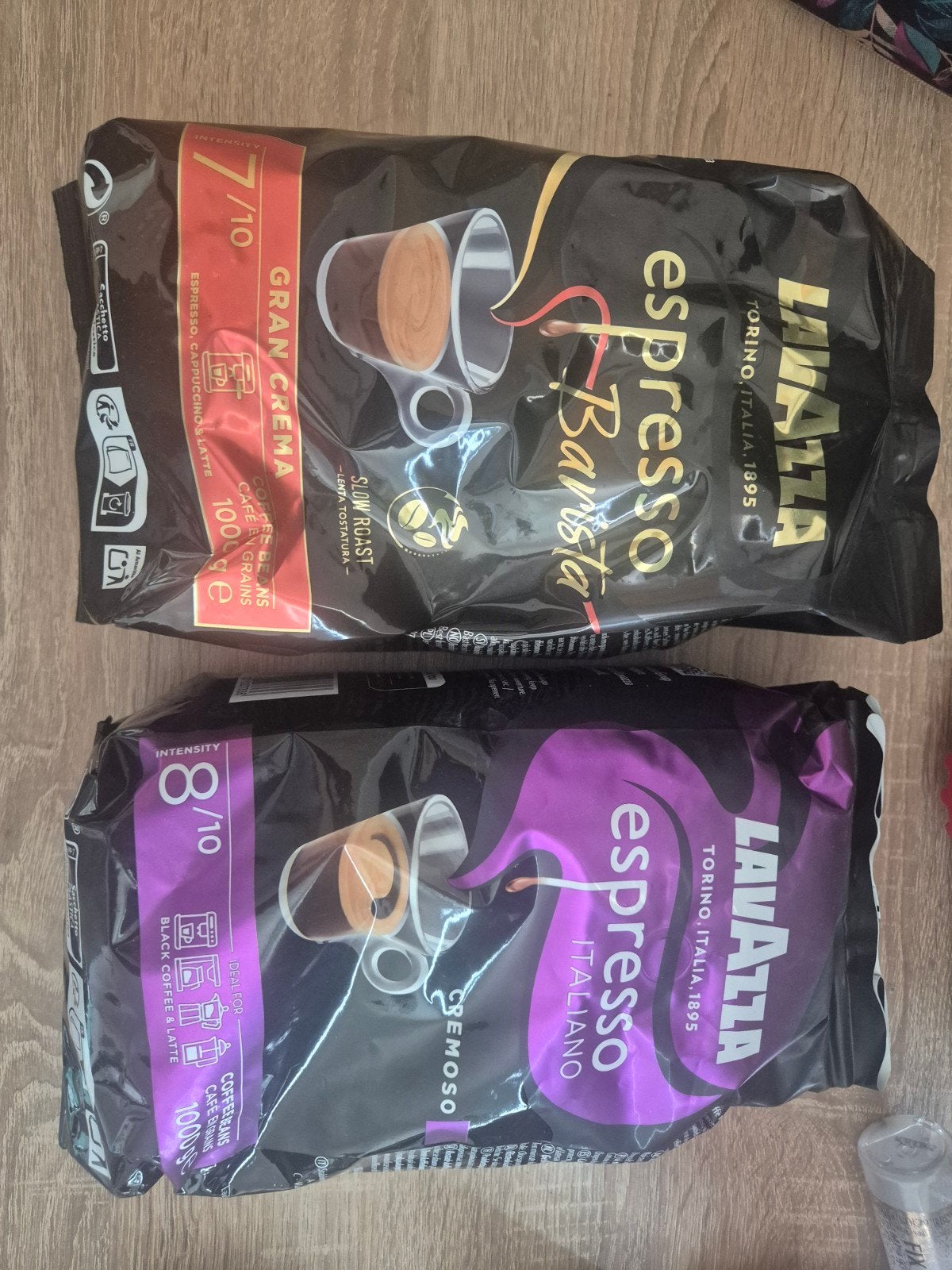 koffiebonnen van de merk lavzza, Ophalen