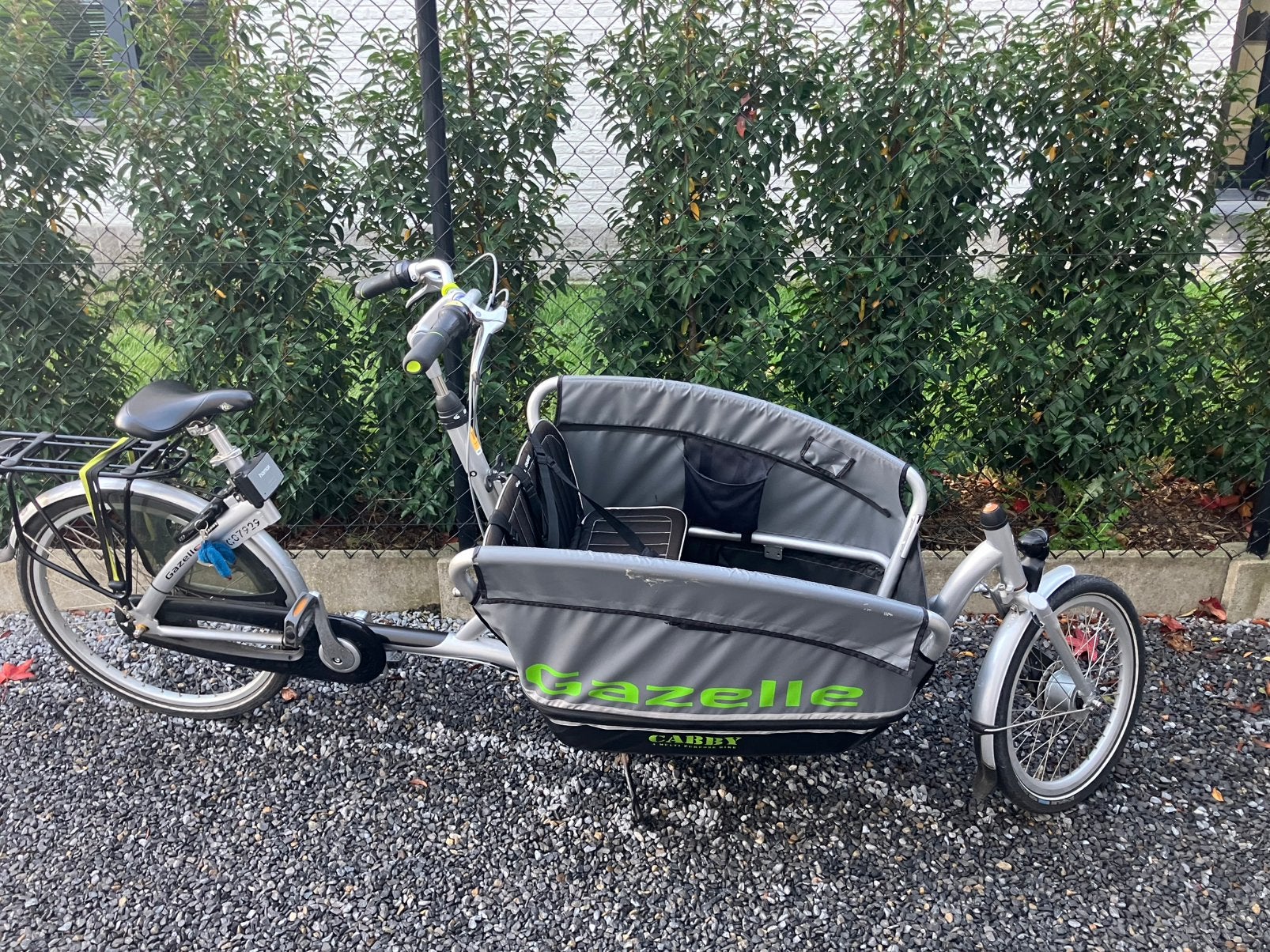 Gazelle Cabby bakfiets, Fietsen en Brommers, Ophalen, Gebruikt, Gazelle, Elektrisch