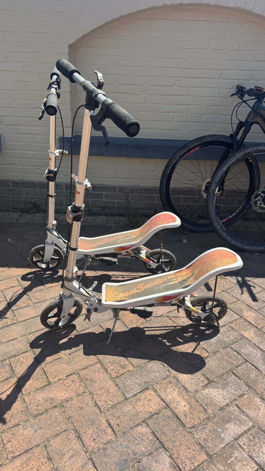 Space scooter steps, Fietsen en Brommers, Steps, Ophalen, Gebruikt, Gewone step