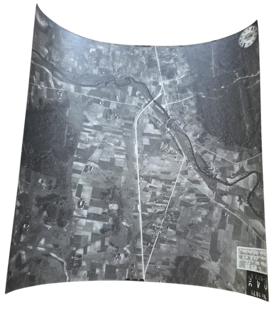 duitse ww2 luchtfoto denk Rusland ongeveer 30x30 cm, Ophalen of Verzenden