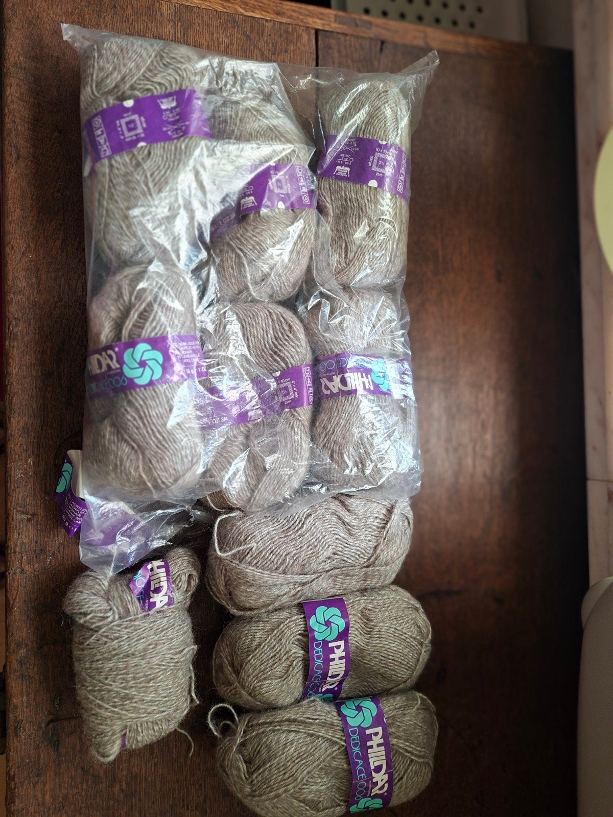 Phildar Dedicas met mohair ( 10 bollen ), Hobby en Vrije tijd, Ophalen of Verzenden, Nieuw, Breien of Haken, Wol of Garen