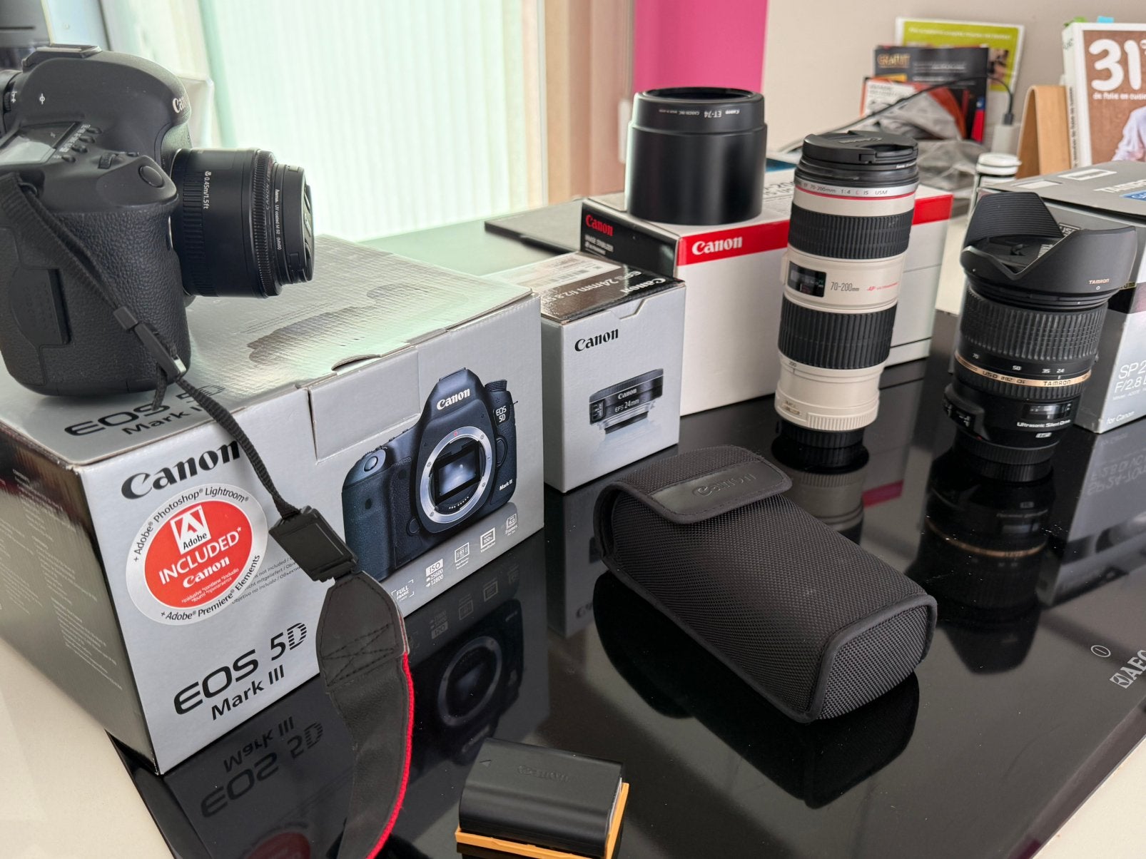 Kit appareil photo canon boitier + objectifs, Ophalen, Gebruikt, Canon