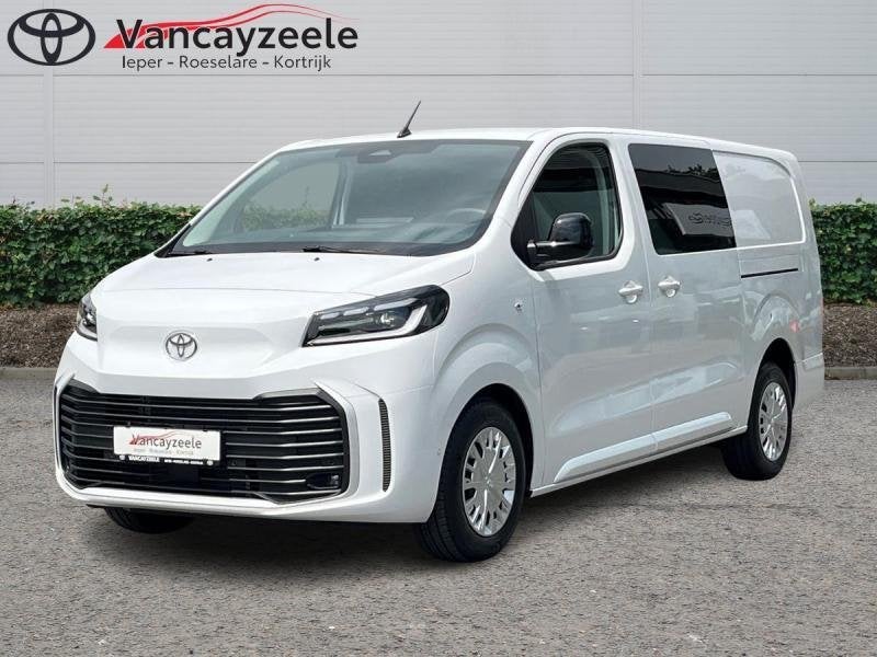 Toyota ProAce Dubbel Cabine Dynamic+trekhaak+cam+gps+sens V+, Automaat, 4 deurs, Wit, Diesel