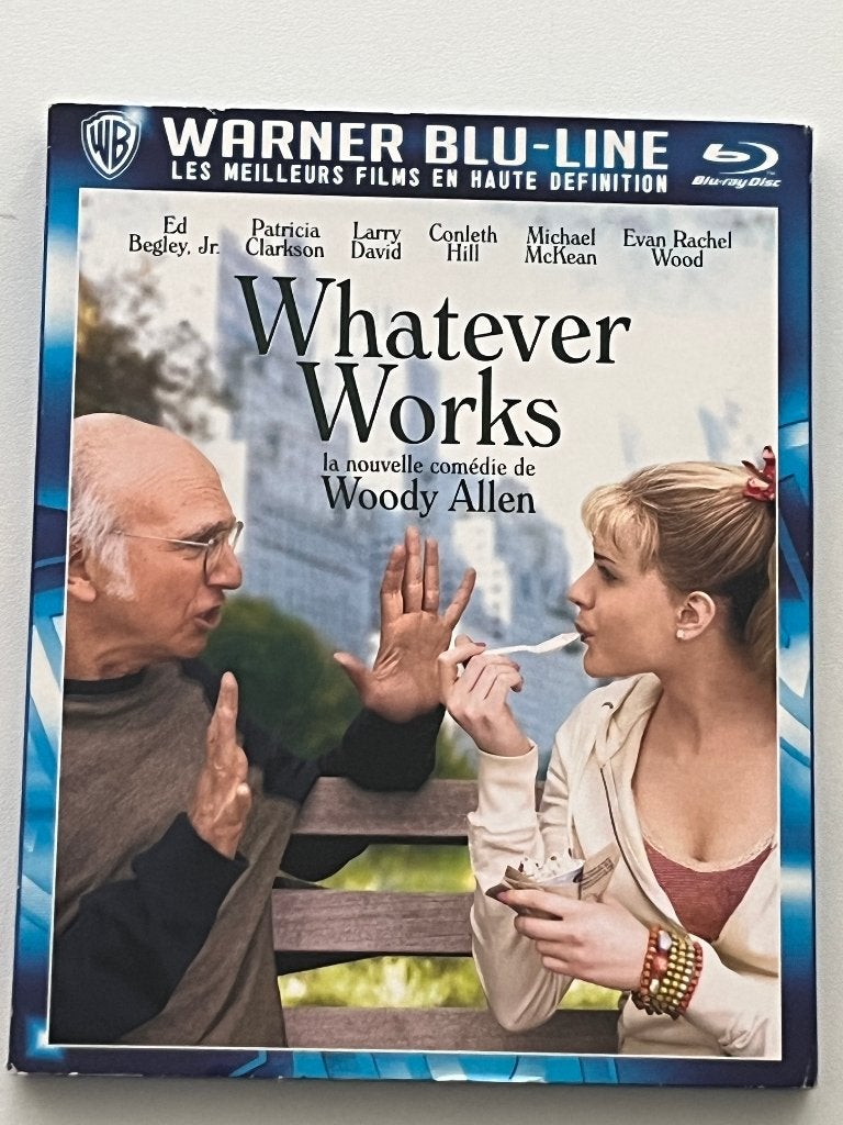 Woody Allen - Whatever Works (Blu-ray) Import, Gebruikt, Frans, Film, Ophalen of Verzenden