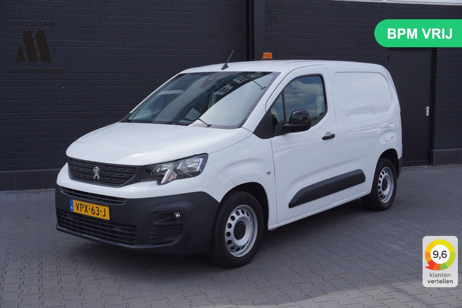 Peugeot Partner 1.5 BlueHDi 130PK Automaat EURO 6 - Airco -, Automaat, Parkeersensor, Wit, Diesel