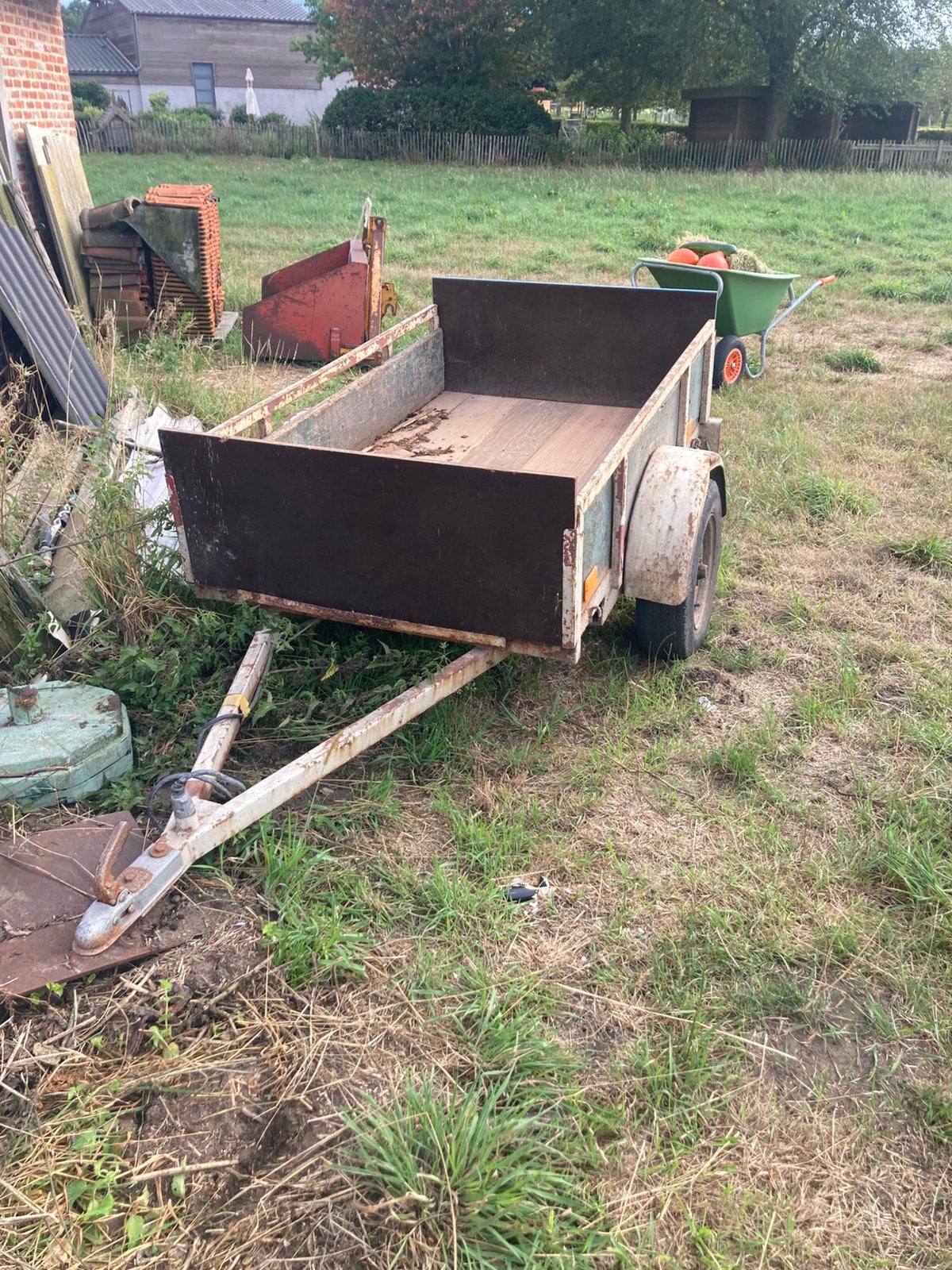 Aanhangwagen, Ophalen, Gebruikt