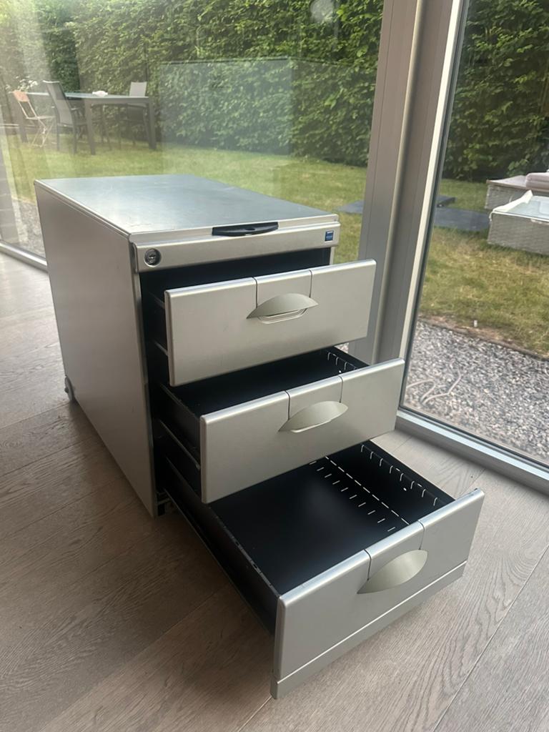 Ladenkast Mewaf Grijs, Ophalen, Minder dan 50 cm, Gebruikt, 3 of 4 laden