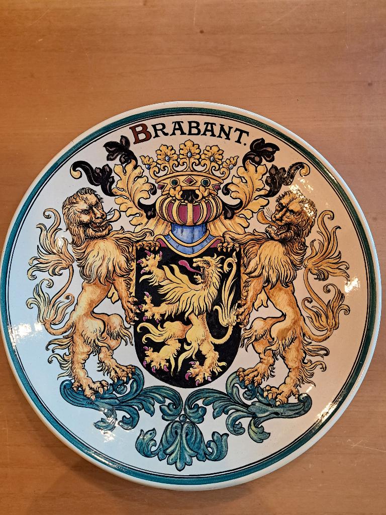 Duché de Brabant - Armoiries - Assiette en céramique, Enlèvement