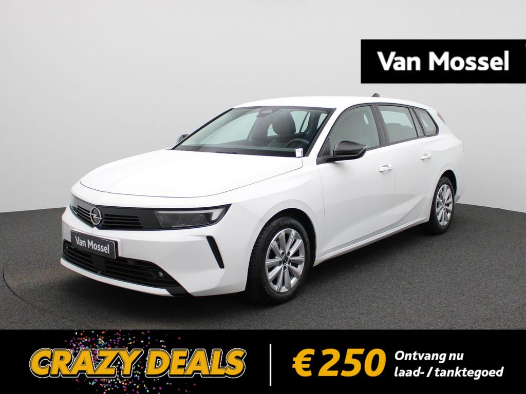 Opel Astra Sports Tourer 1.2 Turbo CAMERA | CARPLAY | LED, Auto's, Stof, Gebruikt, Wit, 5 deurs